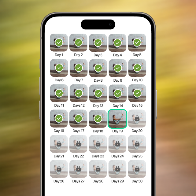 A workout plan built just for you.